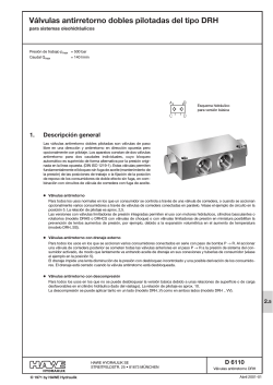 D 6110 - HAWE Hydraulik GmbH & Co.KG