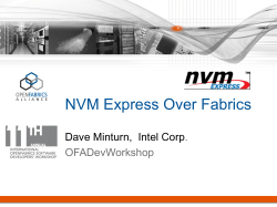 NVM Express Over Fabrics