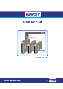 User Manual - pickeringtest.info