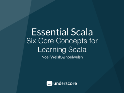 Essential Scala