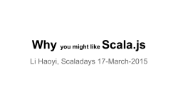 Scala.js - Typesafe