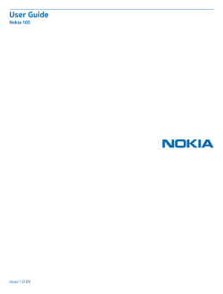 Nokia 105 User Guide