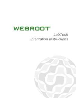 LabTech Integration Instructions