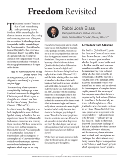 Rabbi Josh Blass - YU Torah Online