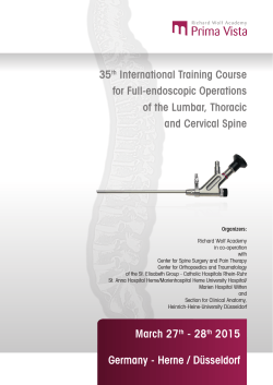 35th International Training Course for Full