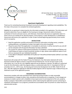 Apartment Application
