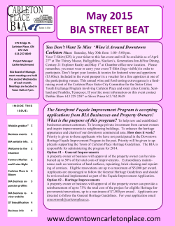May 2015 BIA STREET BEAT