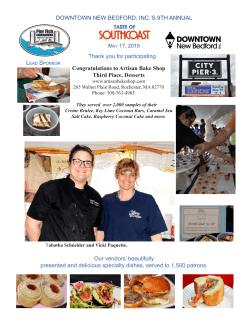 Taste of SouthCoast - Downtown New Bedford, Inc.