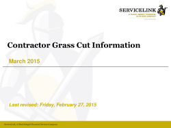 Contractor Grass Cut Information
