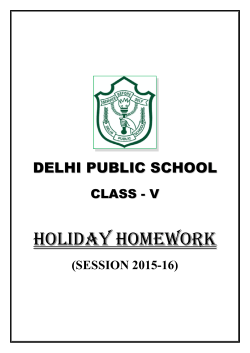 class v - Delhi Public School