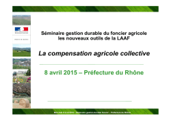 La compensation agricole collective - DRAAF RhÃ´ne