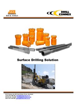 JSI Surface Drilling Solutions Catalogue