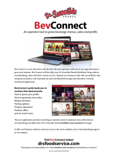 BevConnect - Dr. Smoothie Brands