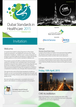 Dubai Standatds in Diabetes Care 2015 - A4