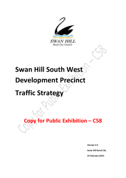 Swan Hill South West Development Precinct Traffic Strategy 20