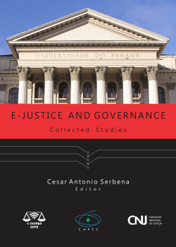 E-justice and governance: collected studies
