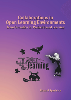 Collaborations in Open Learning Environments