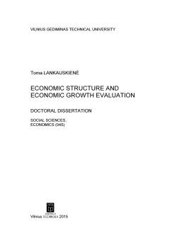 economic structure and economic growth evaluation