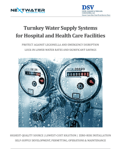 Hospital Self-Supply Solutions paper