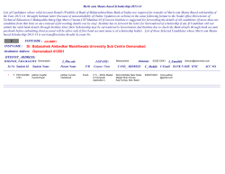 29/04/2015 - Director of Technical Education