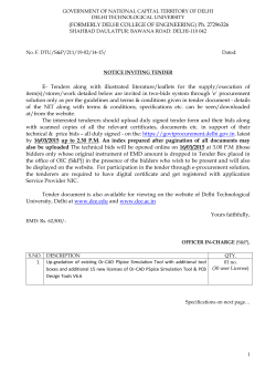 NIT for Up-gradation of existing Or-CAD PSpice with additional tool