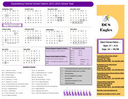 calendar - Duanesburg Central School District