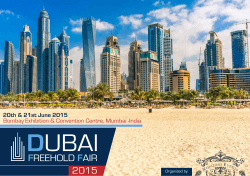 our Profile - Dubai Freehold Fair 2015
