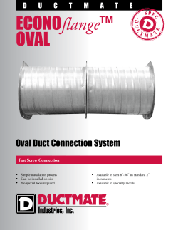 ECONOflangeâ¢ OVAL - Ductmate Industries, Inc.