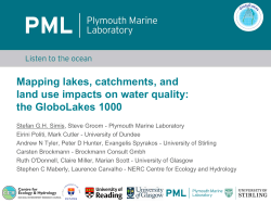 Mapping lakes, catchments, and land use impacts on water quality
