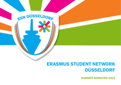 ERASMUS STUDENT NETWORK DÃSSELDORF