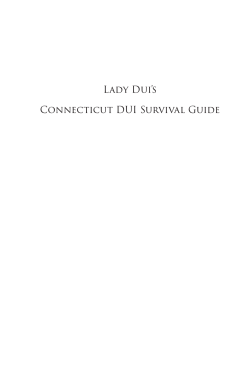 Lady Dui`s Connecticut DUI Survival Guide