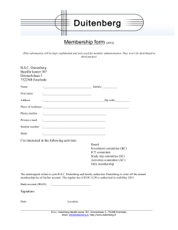 Membership form (2015)