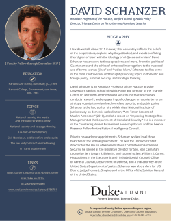 DAVID SCHANZER - Duke Alumni Association