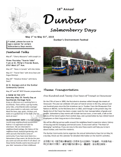 Dunbar Residents Association News and Events