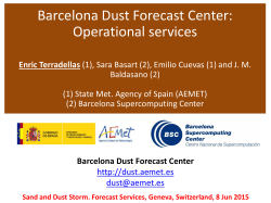 Atmospheric Sand and Dust: from Research to Operational Forecast