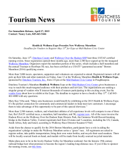See the full PDF - Dutchess County Tourism
