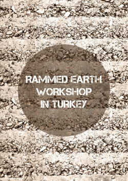 RAMMED EARTH WORKSHOP IN TURKEY