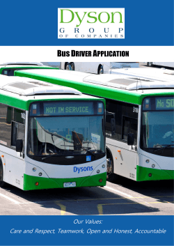 to Bus Driver Application Form