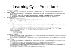 Learning Cycle Overview