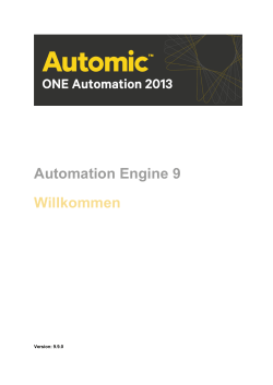 Automation Engine 9 Willkommen