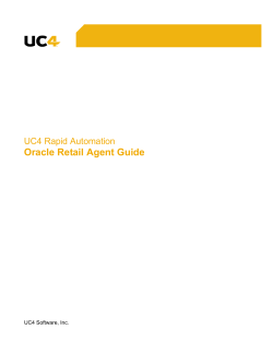 Oracle Retail Agent Guide