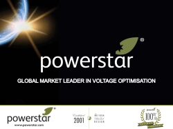 More information on Powerstar voltage optimization