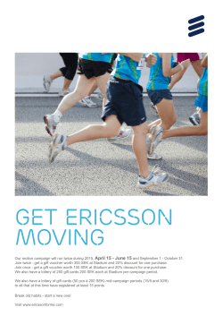 get ericsson moving