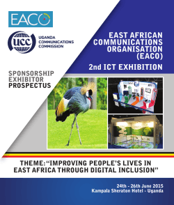 EAST AFRICAN COMMUNICATIONS ORGANISATION (EACO) 2nd