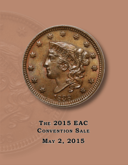 The 2015 EAC Convention Sale, May 2, 2015