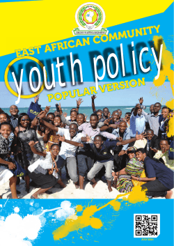 EAC Youth Policy - East Africa Dialogue Series