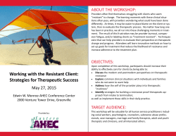 Working with the Resistant Client: Strategies for Therapeutic Success