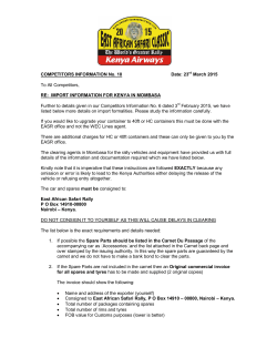 Competitors Information Bulletin 10