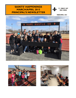 March/April 2015 Edition - St. Charles East High School