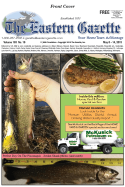 Current Edition - The Eastern Gazette